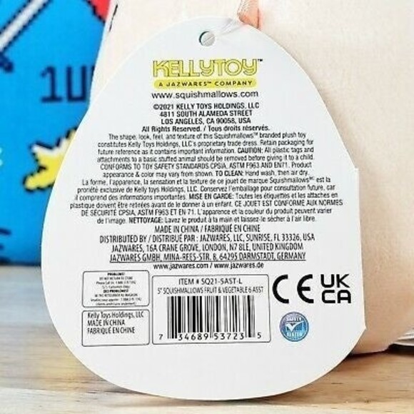 Squishmallow Malcolm the Mushroom 5" 2021 UltraSoft Stuffed Animal Plush NWT - Picture 12 of 12